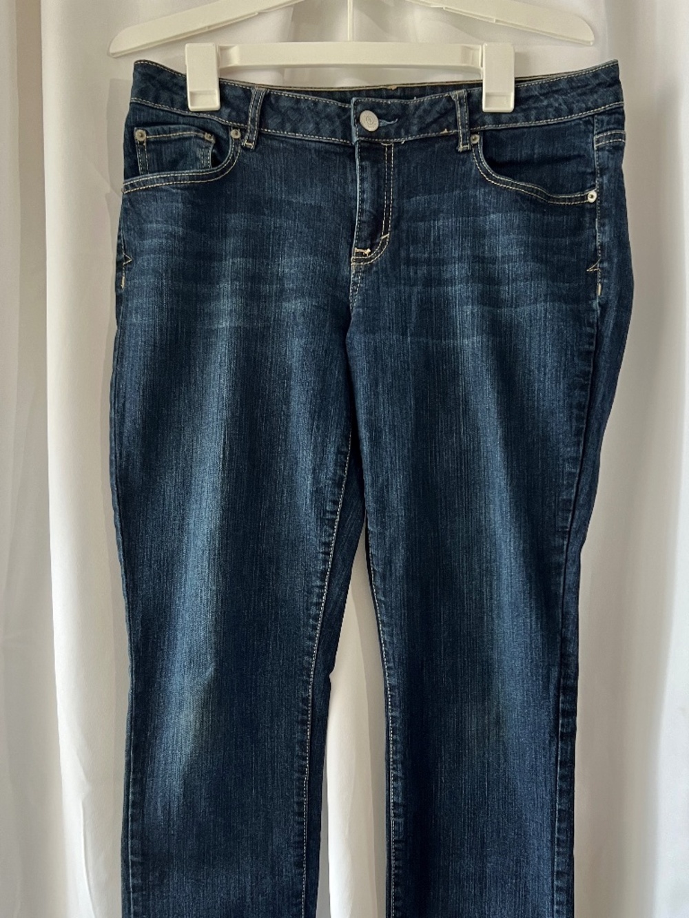 Aeropostale Bayla Skinny Dark Wash Stretch Denim Jeans Size 14 Regular